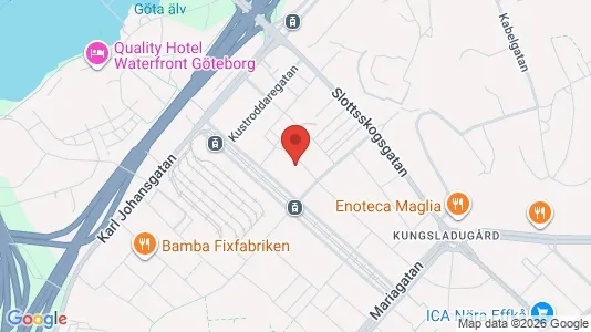 Lägenheter att hyra i Majorna-Linné - kort over placeringen