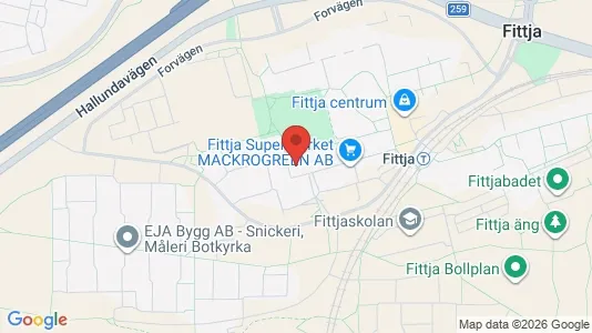 Lägenheter att hyra i Botkyrka - kort over placeringen