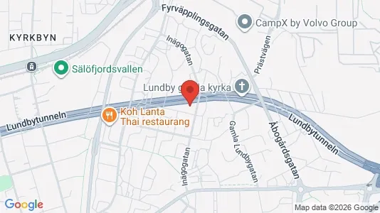 Lägenheter att hyra i Västra hisingen - kort over placeringen