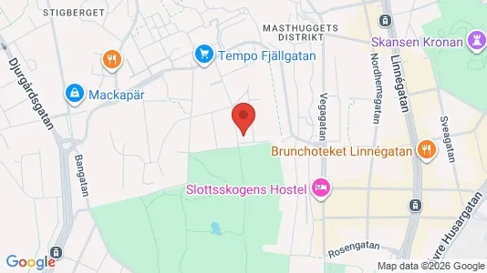 Lägenheter att hyra i Majorna-Linné - kort over placeringen
