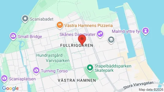 Lägenheter att hyra i Malmö Centrum - kort over placeringen