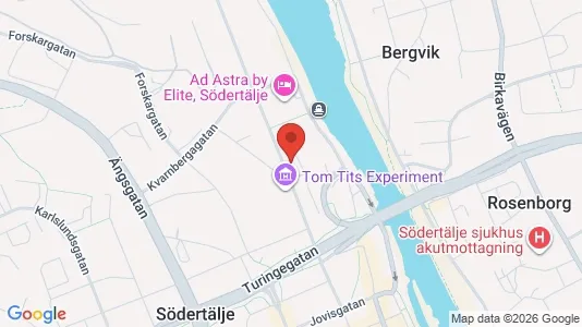 Lägenheter att hyra i Södertälje - kort over placeringen