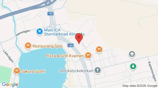 Lägenheter att hyra i Alingsås - kort over placeringen