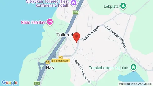 Lägenheter att hyra i Lerum - kort over placeringen