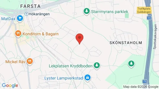 Lägenheter att hyra i Söderort - kort over placeringen