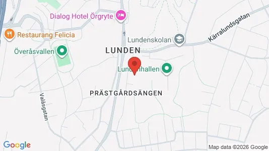 Lägenheter att hyra i Örgryte-Härlanda - kort over placeringen