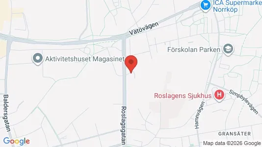 Lägenheter att hyra i Norrtälje - kort over placeringen