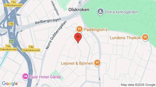 Lägenheter att hyra i Örgryte-Härlanda - kort over placeringen