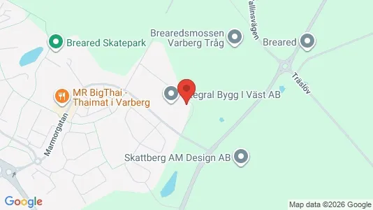 Lägenheter att hyra i Varberg - kort over placeringen