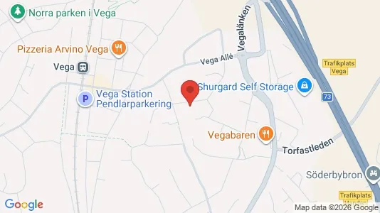 Lägenheter att hyra i Haninge - kort over placeringen