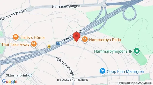 Lägenheter att hyra i Söderort - kort over placeringen