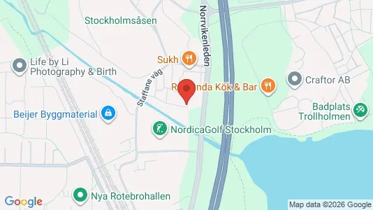 Lägenheter att hyra i Sollentuna - kort over placeringen