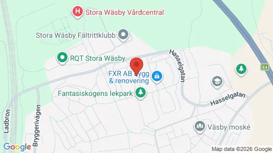 Lägenheter att hyra i Upplands Väsby - kort over placeringen