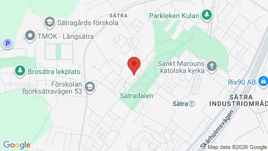 Lägenheter att hyra i Söderort - kort over placeringen
