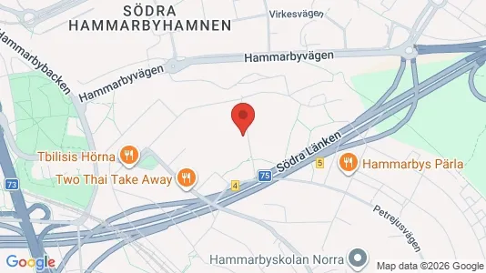 Lägenheter att hyra i Söderort - kort over placeringen