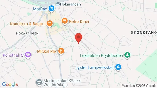 Lägenheter att hyra i Söderort - kort over placeringen