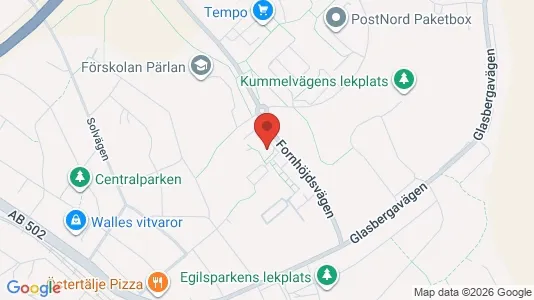 Lägenheter att hyra i Södertälje - kort over placeringen