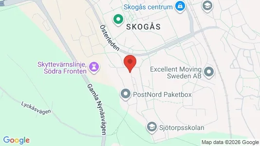 Lägenheter att hyra i Huddinge - kort over placeringen