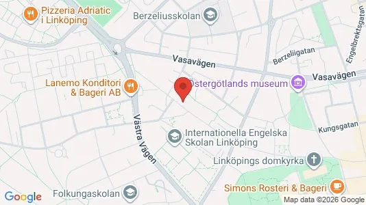 Lägenheter att hyra i Linköping - kort over placeringen
