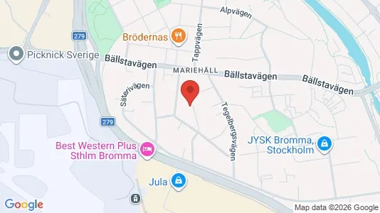 Lägenheter att hyra i Västerort - kort over placeringen