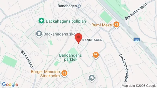 Lägenheter att hyra i Söderort - kort over placeringen