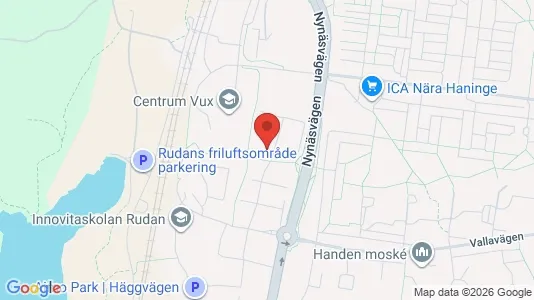 Lägenheter att hyra i Haninge - kort over placeringen