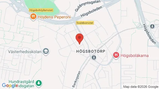 Lägenheter att hyra i Askim-Frölunda-Högsbo - kort over placeringen