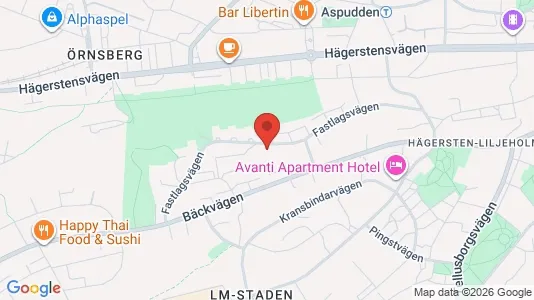 Lägenheter att hyra i Söderort - kort over placeringen