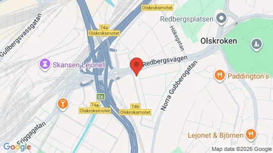Lägenheter att hyra i Örgryte-Härlanda - kort over placeringen