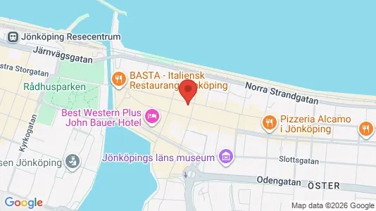 Lägenheter att hyra i Jönköping - kort over placeringen