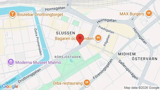 Lägenheter att hyra i Malmö Centrum - kort over placeringen