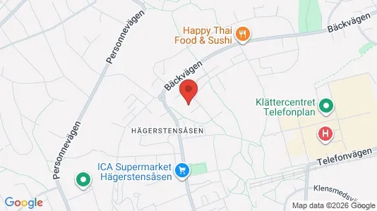 Lägenheter att hyra i Gnesta - kort over placeringen
