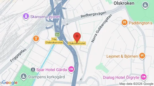 Lägenheter att hyra i Örgryte-Härlanda - kort over placeringen