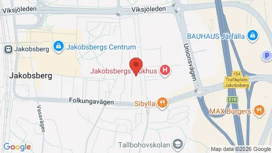 Lägenheter att hyra i Järfälla - kort over placeringen