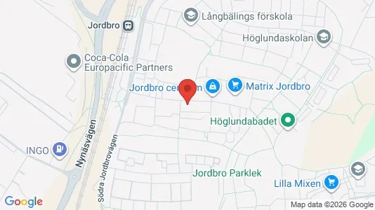 Lägenheter att hyra i Haninge - kort over placeringen