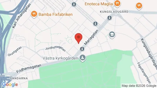 Lägenheter att hyra i Majorna-Linné - kort over placeringen