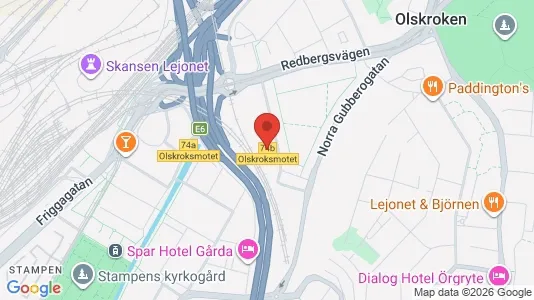 Lägenheter att hyra i Örgryte-Härlanda - kort over placeringen