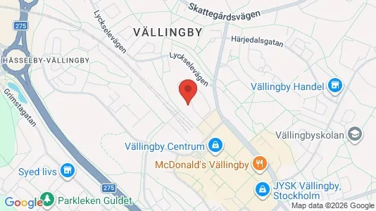 Lägenheter att hyra i Västerort - kort over placeringen