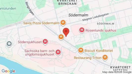 Lägenheter att hyra i Södermalm - kort over placeringen
