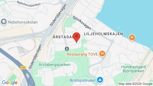 Lägenheter att hyra i Södermalm - kort over placeringen