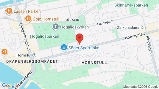 Lägenheter att hyra i Södermalm - kort over placeringen