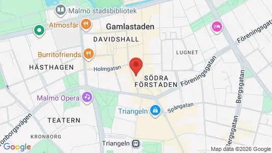 Lägenheter att hyra i Malmö Centrum - kort over placeringen