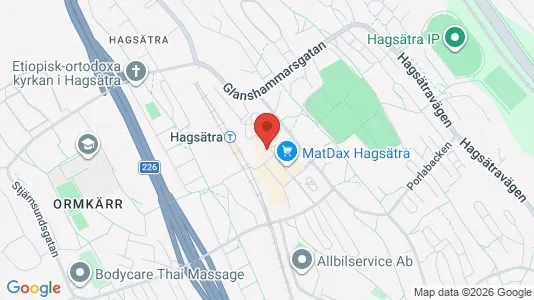 Lägenheter att hyra i Söderort - kort over placeringen