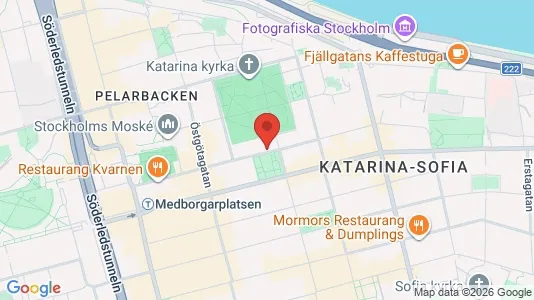 Lägenheter att hyra i Södermalm - kort over placeringen
