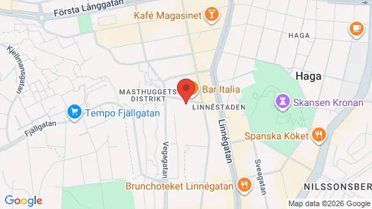 Lägenheter att hyra i Göteborg Centrum - kort over placeringen