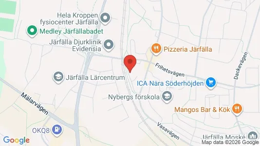 Lägenheter att hyra i Järfälla - kort over placeringen