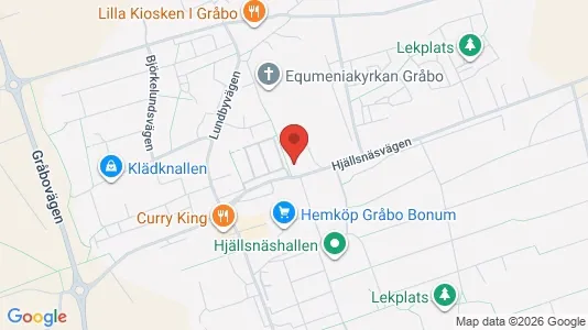 Lägenheter att hyra i Lerum - kort over placeringen