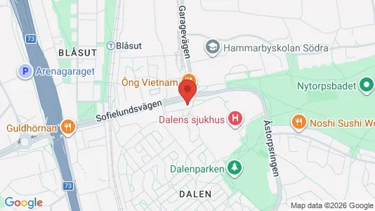 Lägenheter att hyra i Söderort - kort over placeringen