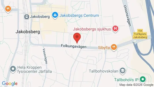 Lägenheter att hyra i Järfälla - kort over placeringen