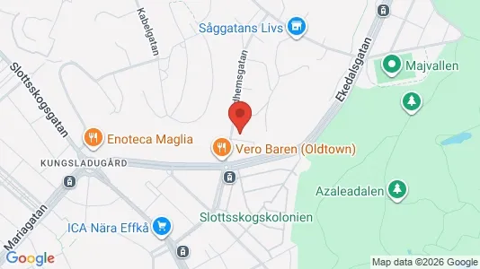 Lägenheter att hyra i Majorna-Linné - kort over placeringen